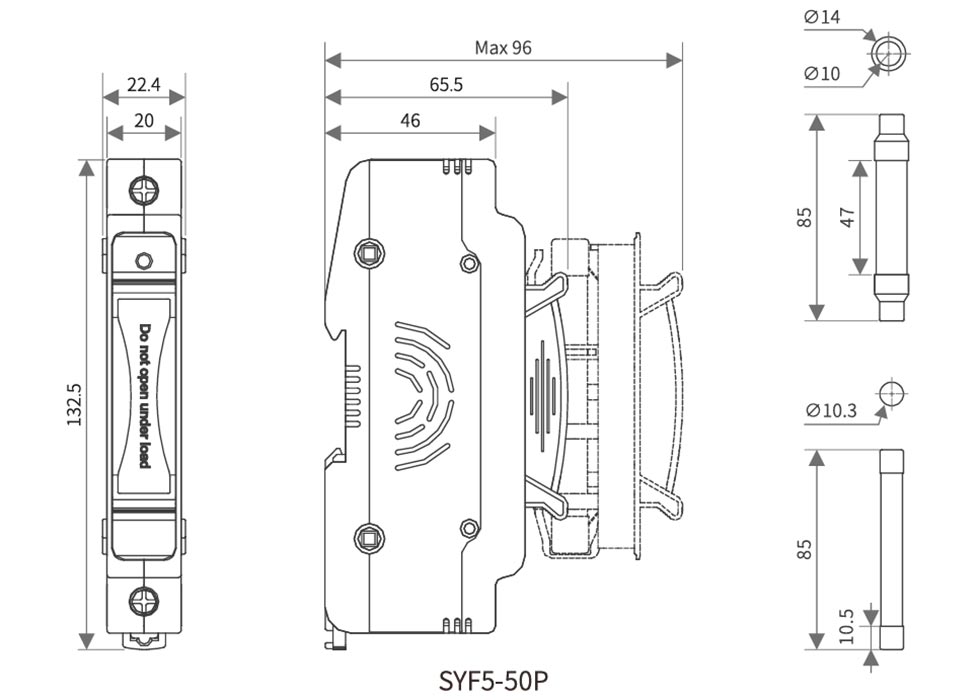 DC 1500V Fuse Holder